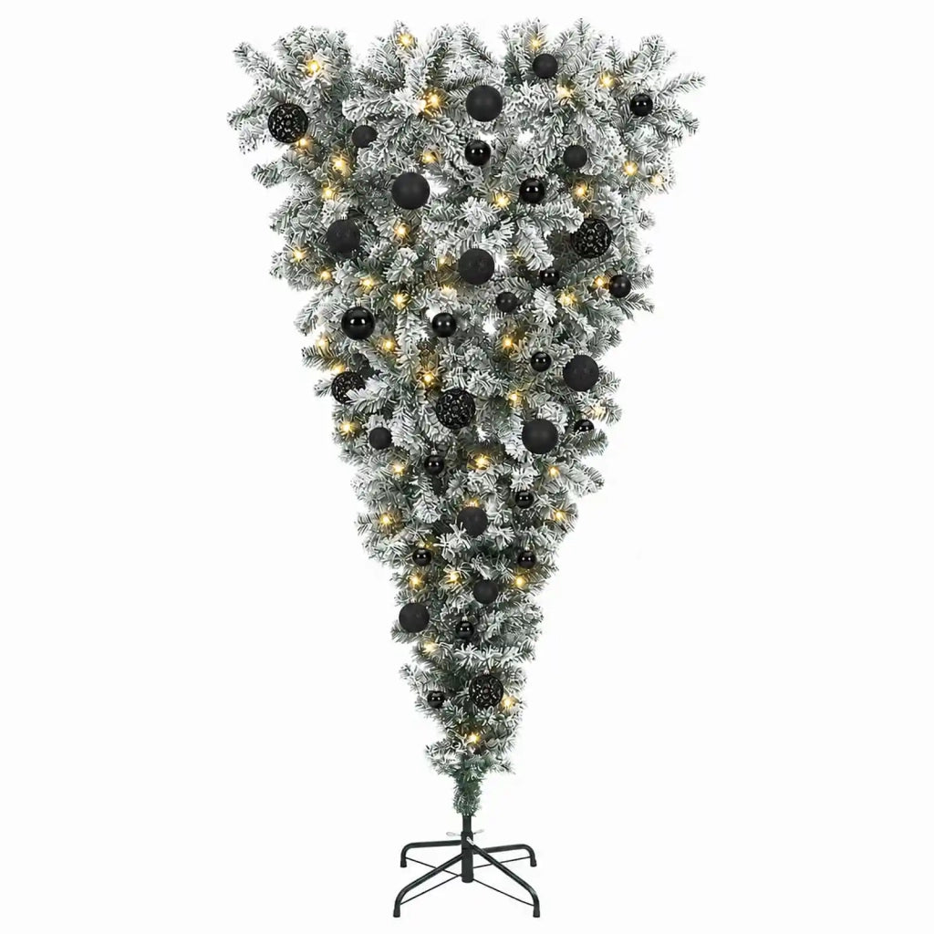 Albero di Natale artificiale rovesciato con rami snodati 150 cm 3460851