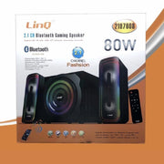 Trade Shop - Sistema Altoparlanti Casse 2.1ch Bluetooth Gaming Speaker 80w Telecomando 2197608 -