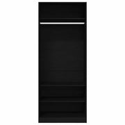 Mobile contenitore moderno e minimalista 80 x 50 x 200 cm in legno di rovere ingegnerizzato realizzato a mano 02_0056013