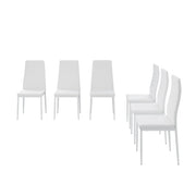 Vicco Sedia da sala da pranzo Bianco 42.5 x 48 cm Set di 6