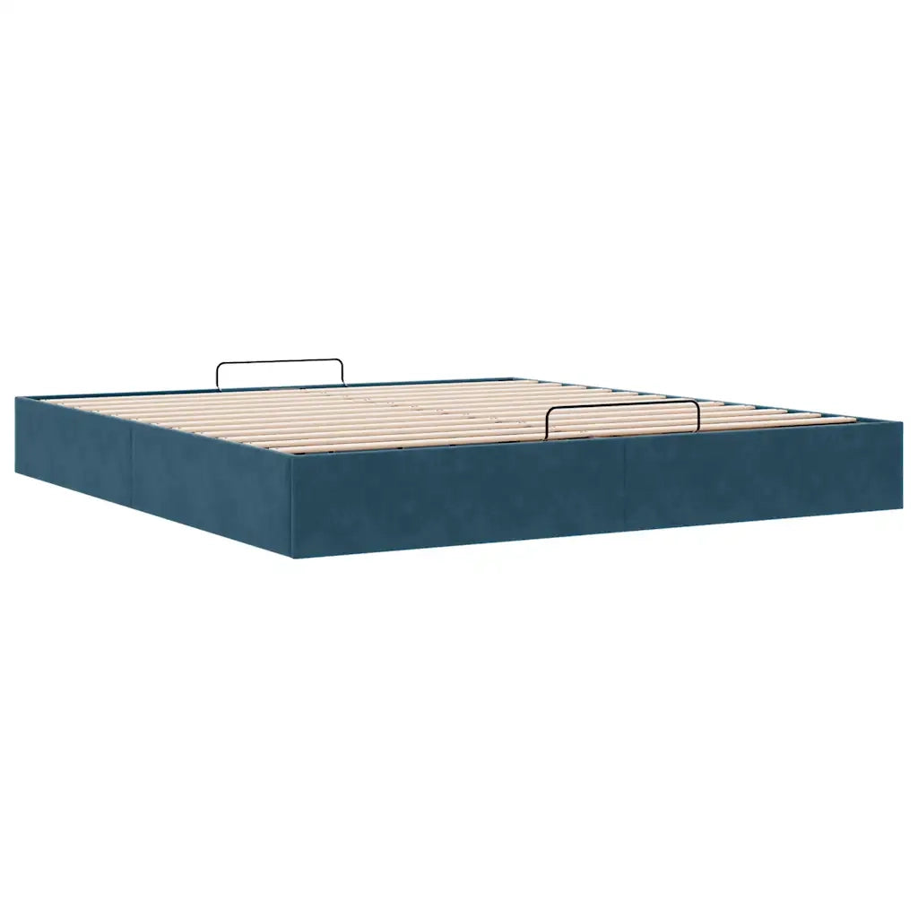 Struttura Letto Pouf senza Materasso 200x200 cm in Velluto 3310989