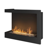 Caminetto a Bioetanolo Angolare Corner 600 Left SimpleFire da incasso con Vetro