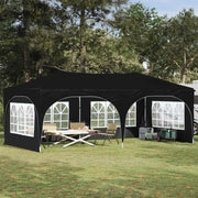 Tenda per feste a pop-up-Gazebo Antracite 575 x 288 x 245 cm 147619