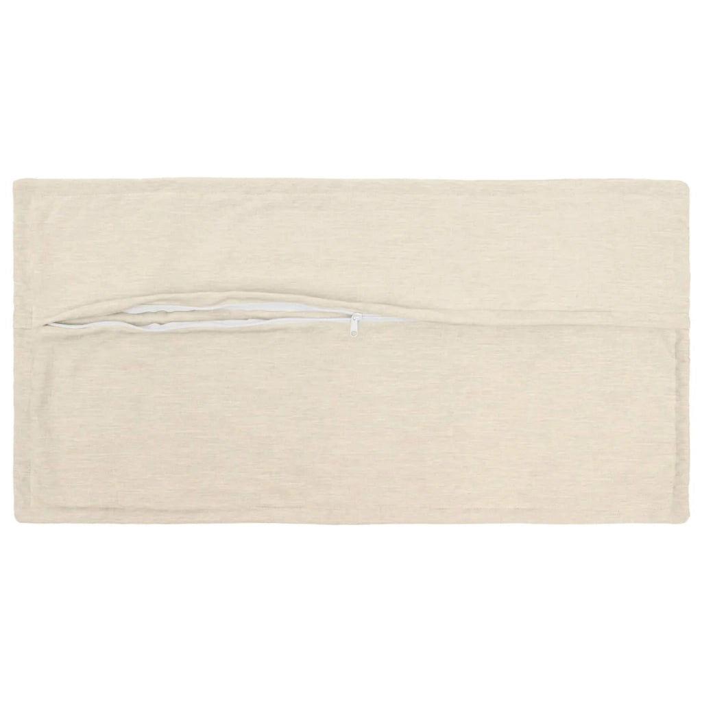 Federa 2 pz HOUTEN Crema 40 x 70 cm Tessuto Chenille 917866