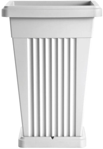 VASO PIRAMIDE BIANCO 40X40X59H
