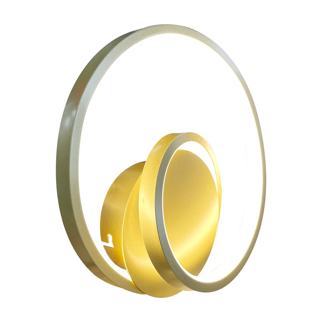 Applique LED moderna 13W oro, luce neutra, ML1050 Milagro