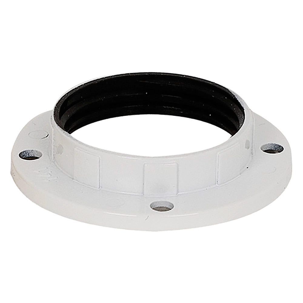 GHIERA PER PORTALAMPADA E27 - Ã? 55 mm. colore bianco