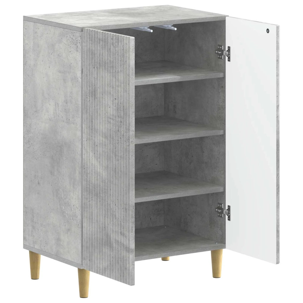 Mobile per scarpe ARNHEM 59,5 x 39,5 x 90 cm Grigio Cemento 896648