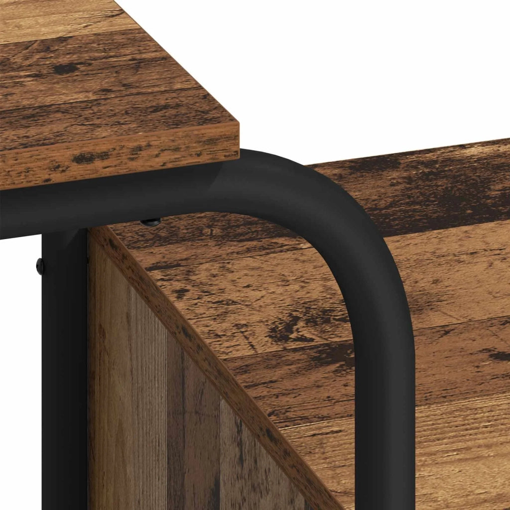 Scrivania con Spazio di Archiviazione Legno di quercia 8008012