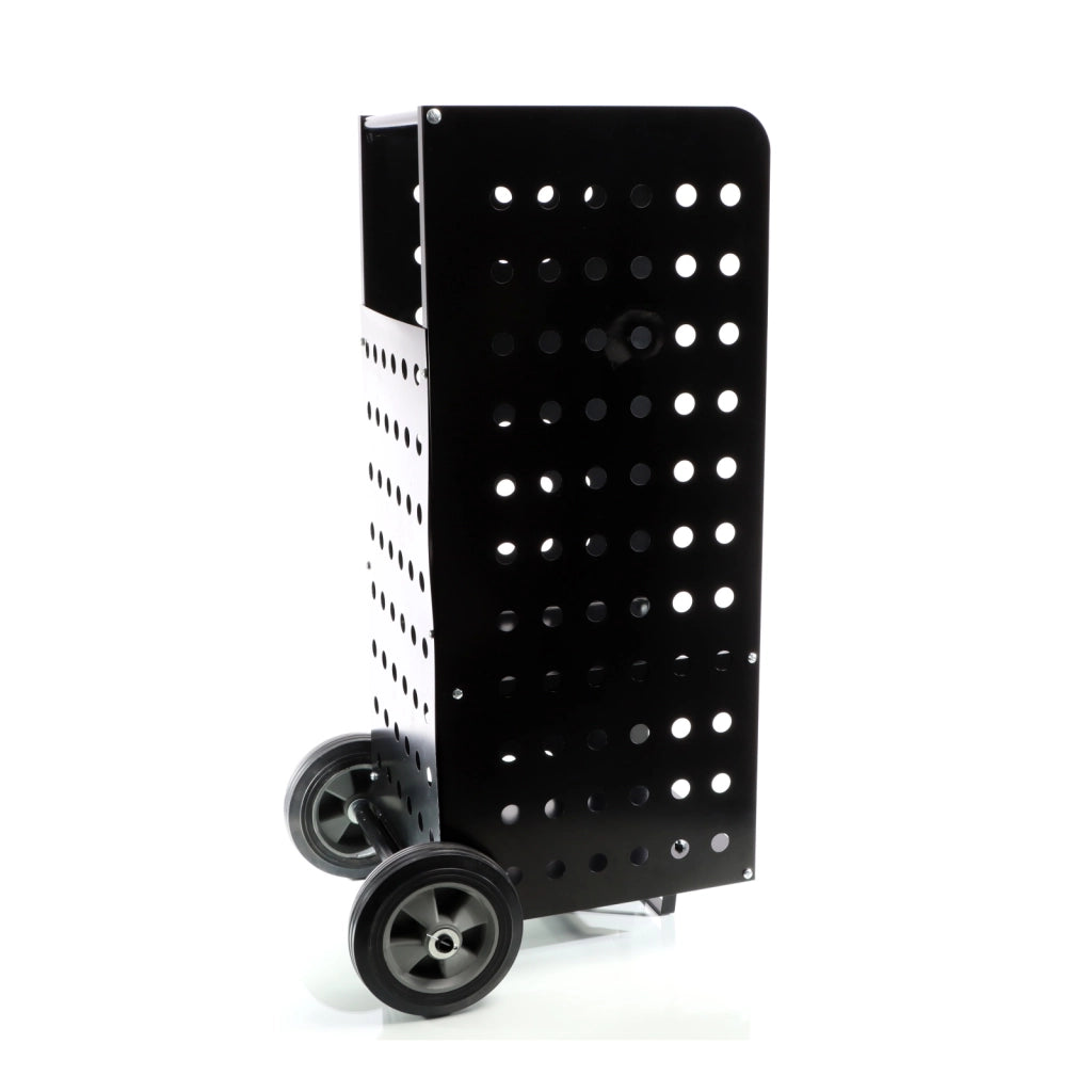 Carrello portalegna da camino XL 53x36x106 cm, con ruote in gomma piena, per trasporto legna da ardere