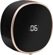 Dispensatore di sapone - Pompino di sapone - Dispensatore di sapone automatico - Dispensatore di sapone per mano - Senza contatto - Ricarica USB C - Appeso al muro - Per bagno - Per cucina - Nero