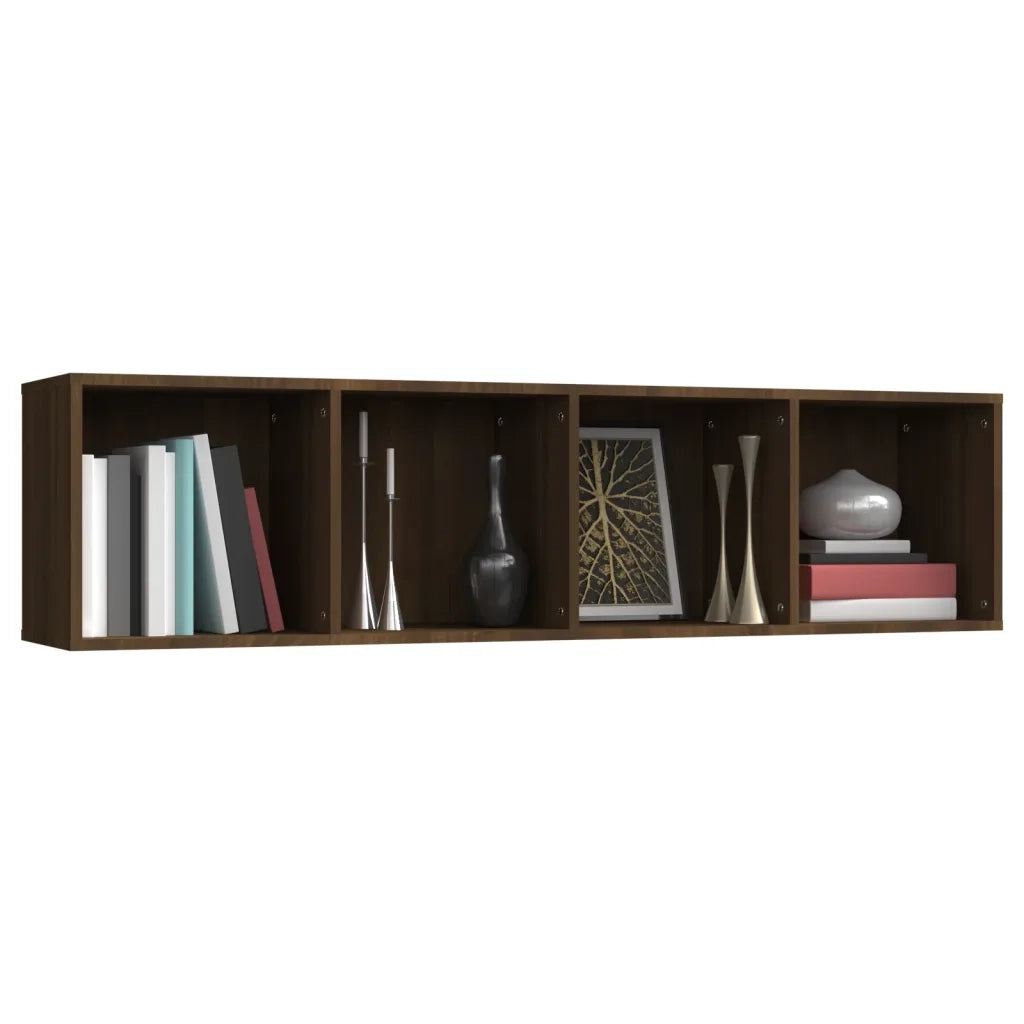 Libreria/Mobile TV Rovere Marrone 143x30x36cm Legno Multistrato 815272