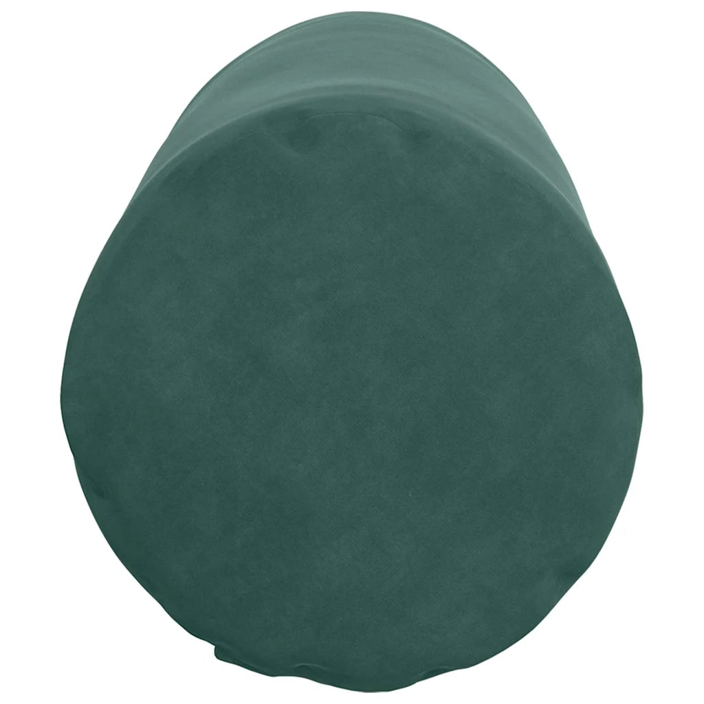 Cuscini a rullo 2 pcs Verde Scuro Ø 25 x 70 cm Tessuto in Cords