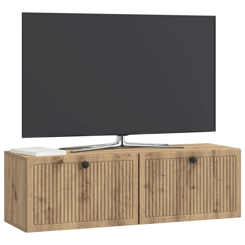 Mobile Porta TV da Muro Rovere Artigianale 98 x 31 x 30 cm