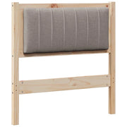 Testiera | Testata imbottita con Testiera | Testata Marrone 80 cm Pino massello