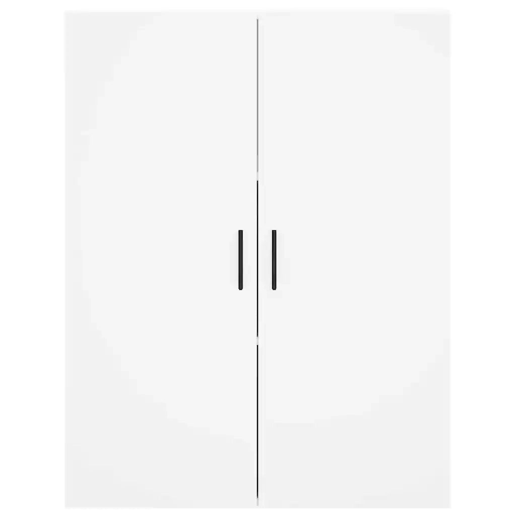 vidaXL Credenza Bianca 69,5x34x180 cm in Legno Multistrato