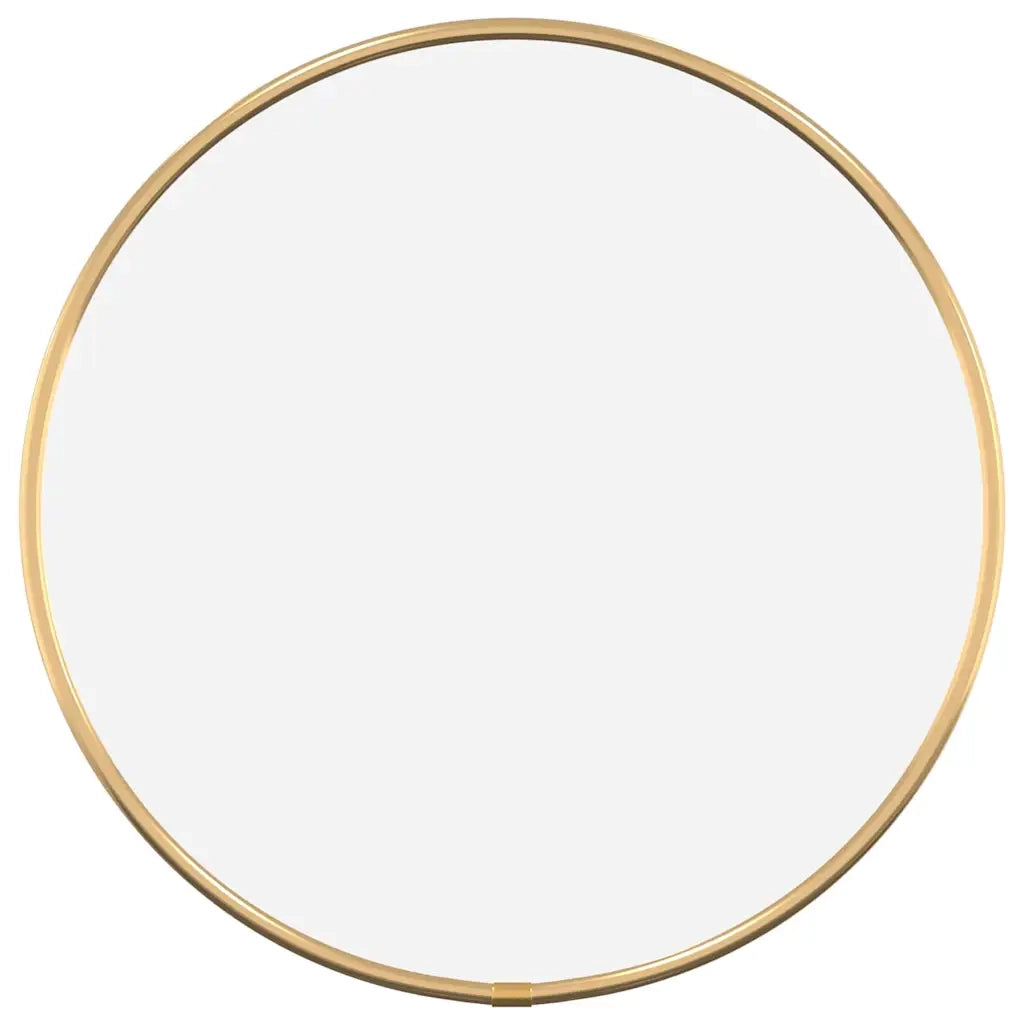 Specchio da Parete Dorato Ã˜ 30 cm Rotondo