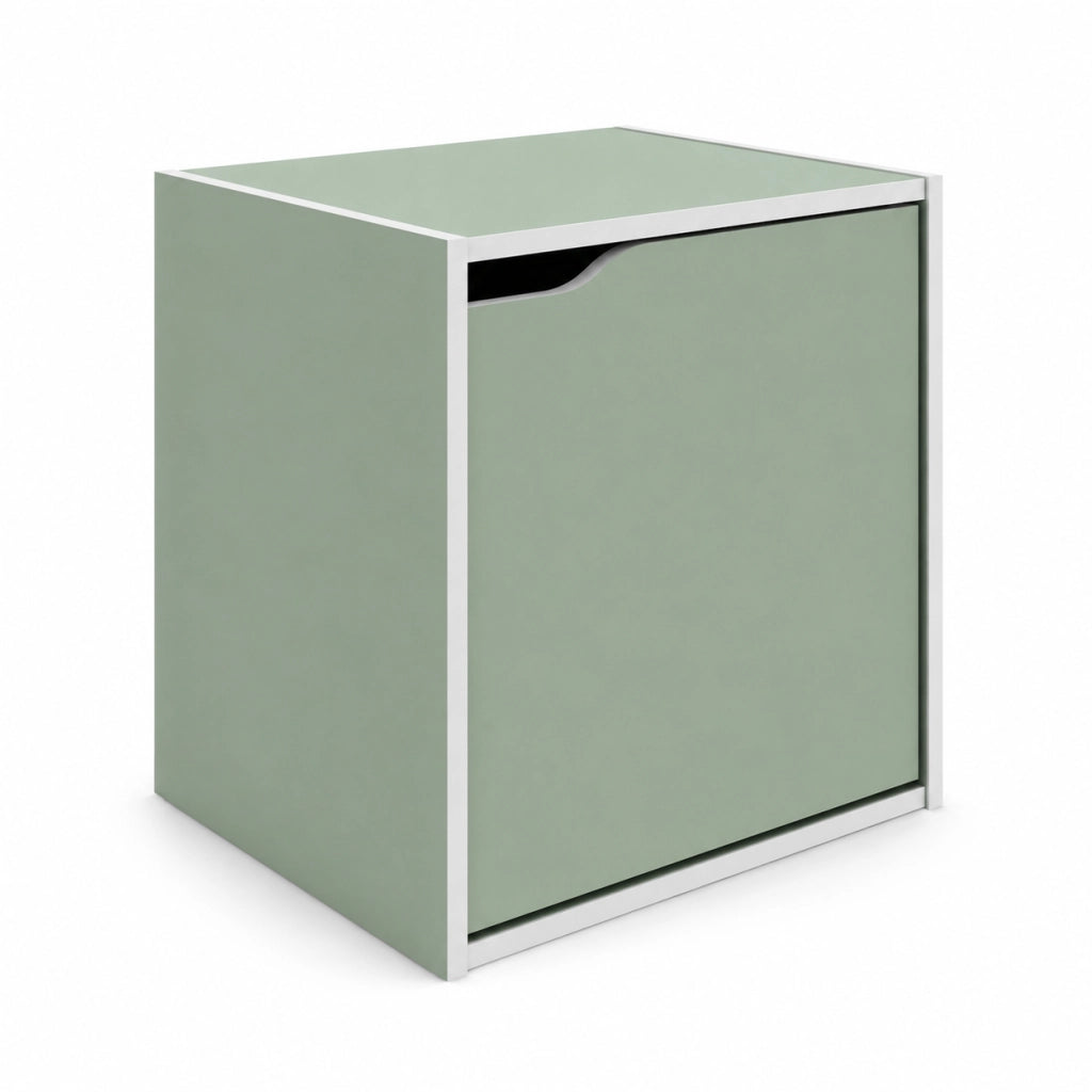 Cubo Con Anta Salvaspazio Verde Salvia L 35 x P 29.2 x H 35 cm