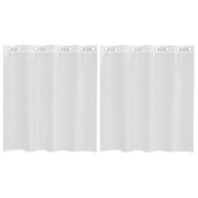 Tende in Voile con Occhielli 2 pz Bianco