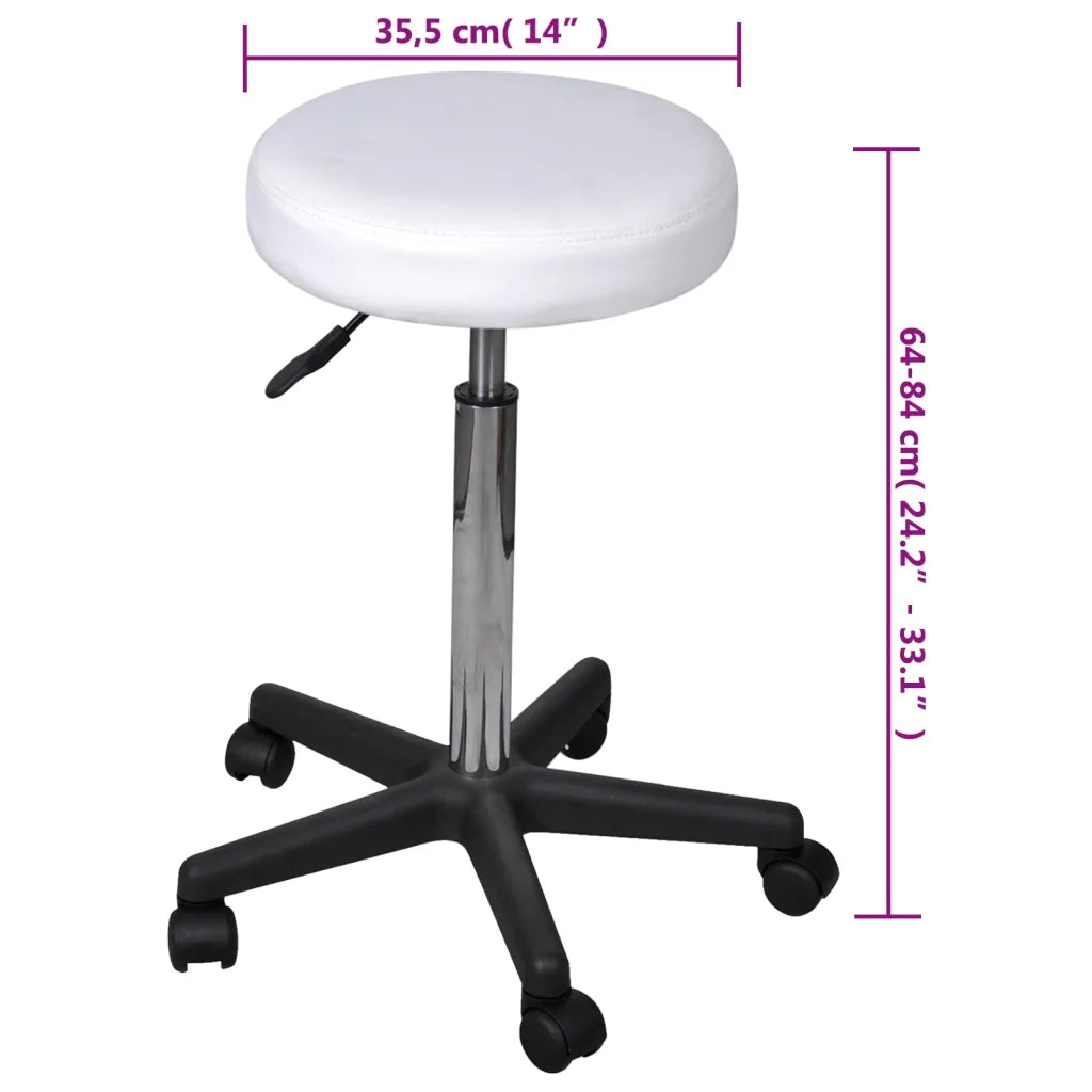 Sgabello da Ufficio Bianco cod mxl 14394