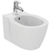 Ideal Standard, Bidet Sospeso Connect, Monoforo, Fissaggi Nascosti, Bianco