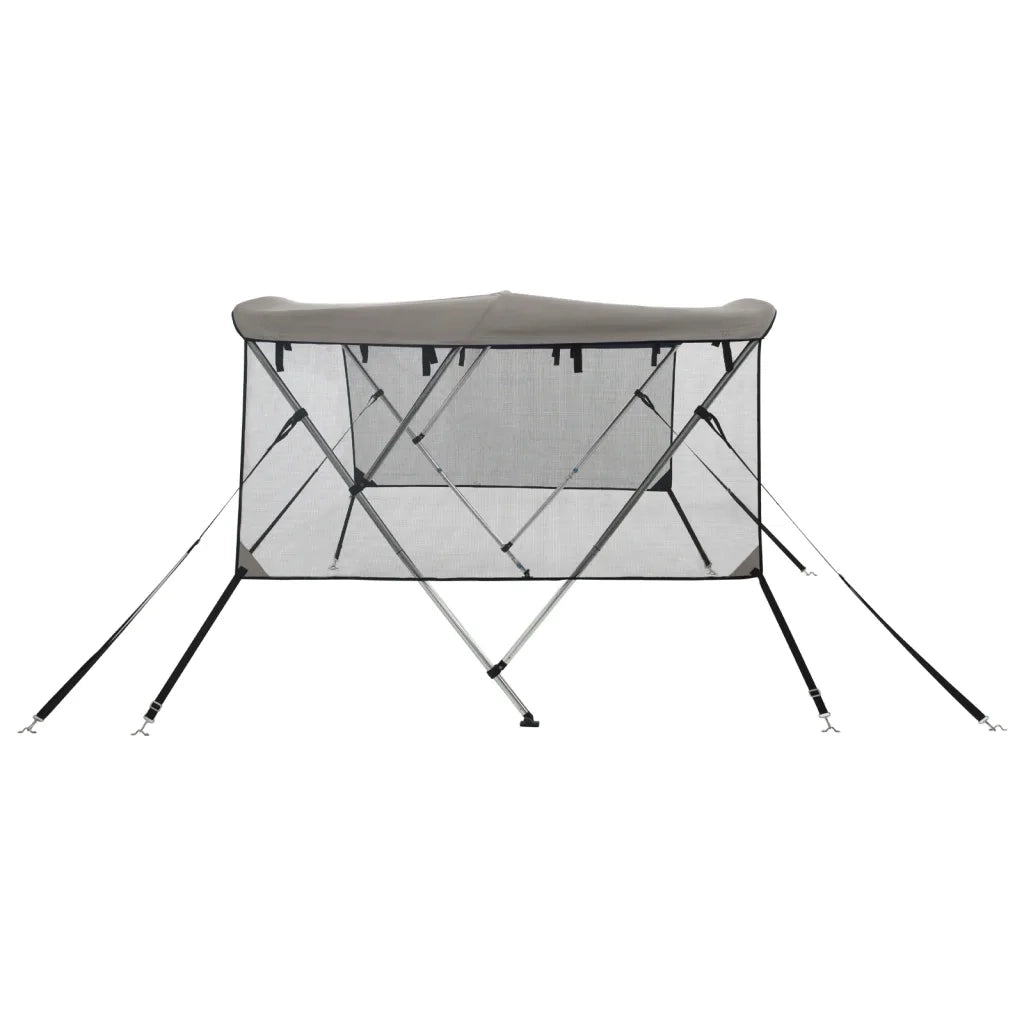 Bimini di Prua Pareti Laterali Rete 3 Archi 183x(170-182)x137cm