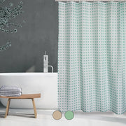 TENDA PER DOCCIA IN TESSUTO POLIESTERE CAMBERRA- cm 180x200 Beige- SPIRE- pezzi 1