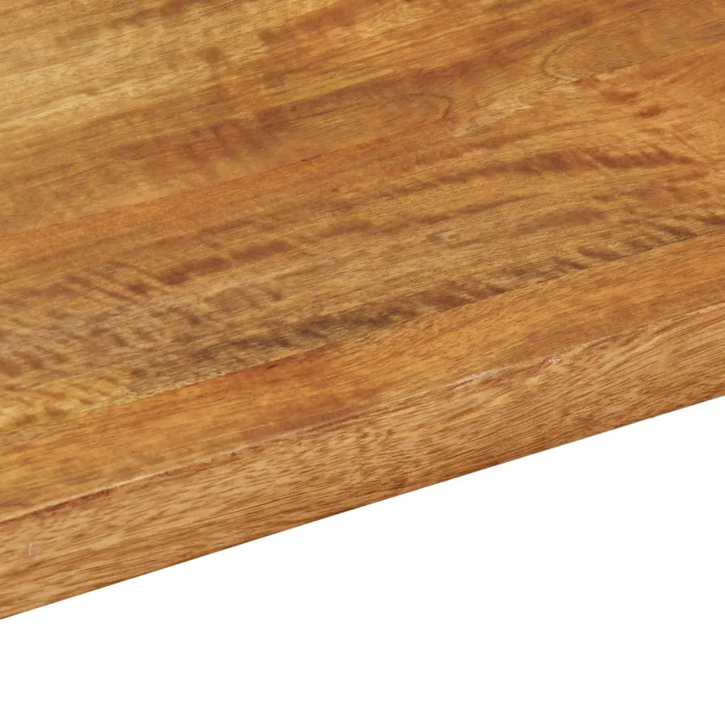 vidaXL Piano per Tavolo 80x70x2,5 cm Rettangolare Legno Massello Mango