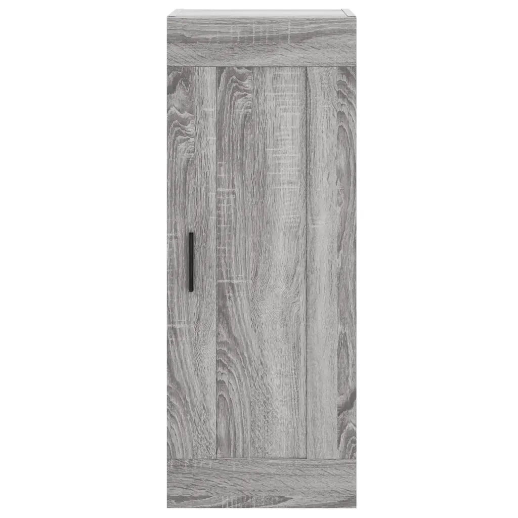 Armadietto a Muro | Mobile a Parete Grigio Sonoma 34,5x34x90 cm Legno Multistrato