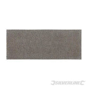 Fogli a rete abrasivi fissaggio a strappo 115 x 230 mm per platorelli riutilizzabili silverline - Grana 120