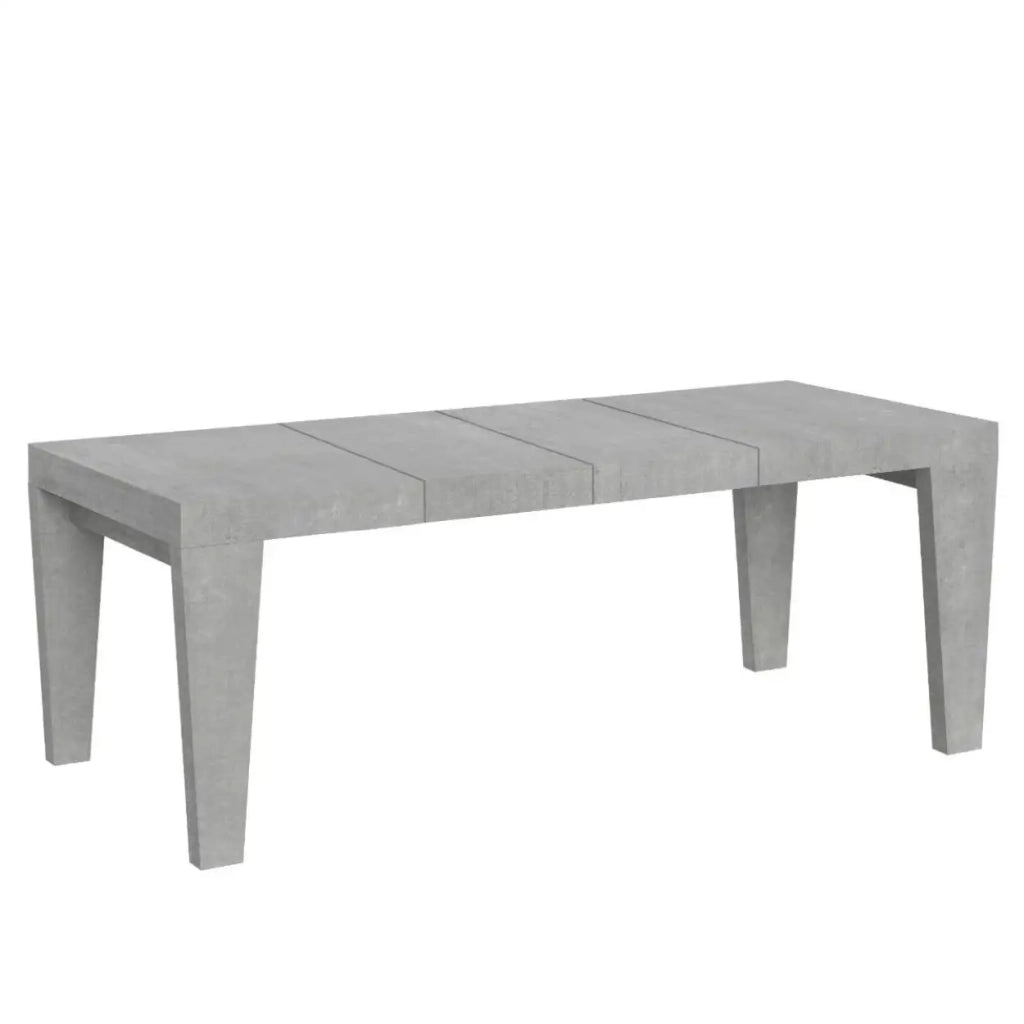 Tavolo allungabile 160/264x90 cm Spimbo Premium colore cemento