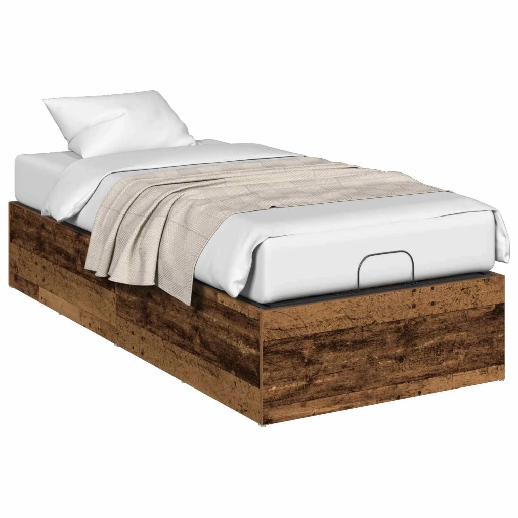 Giroletto per rete letto regolabile Legno antico 100 x 190 cm 8021853
