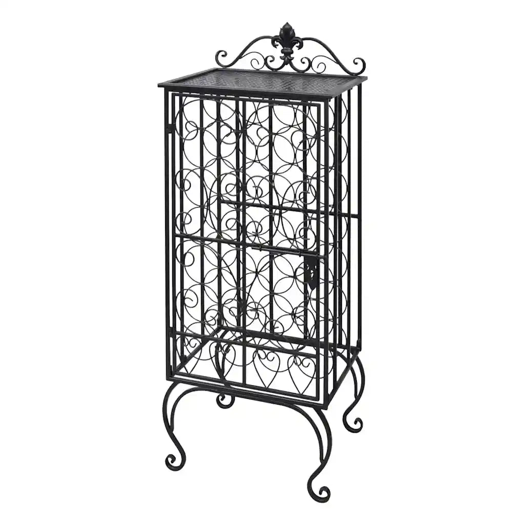 Portabottiglie per 28 Bottiglie di Vino in Metallo  cod mxl 40101