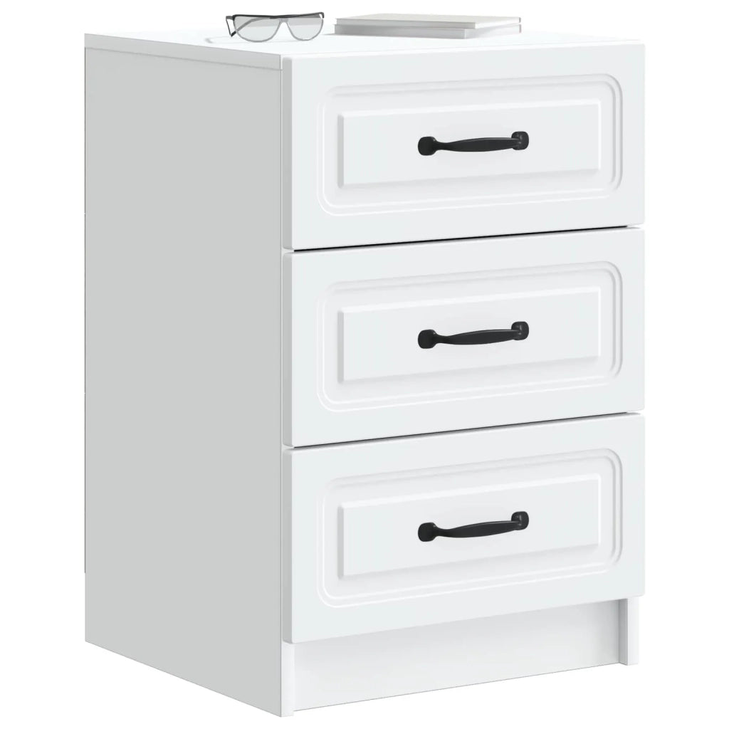 Armadio da Notte Bianco 43 x 41 x 63,5 cm Legno ingegnerizzato 895705