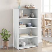 Credenza-Buffet-Armadio da cucina Bianca 70x41x124 cm in Legno Multistrato