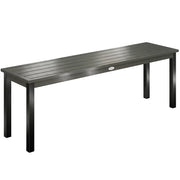 Panchina 2 Posti ¨C zephmum ¨C Grigio, Acciaio, Effetto Legno