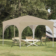 Tenda per feste a pop-up 290 x 290 x 245 cm Crema 42019845
