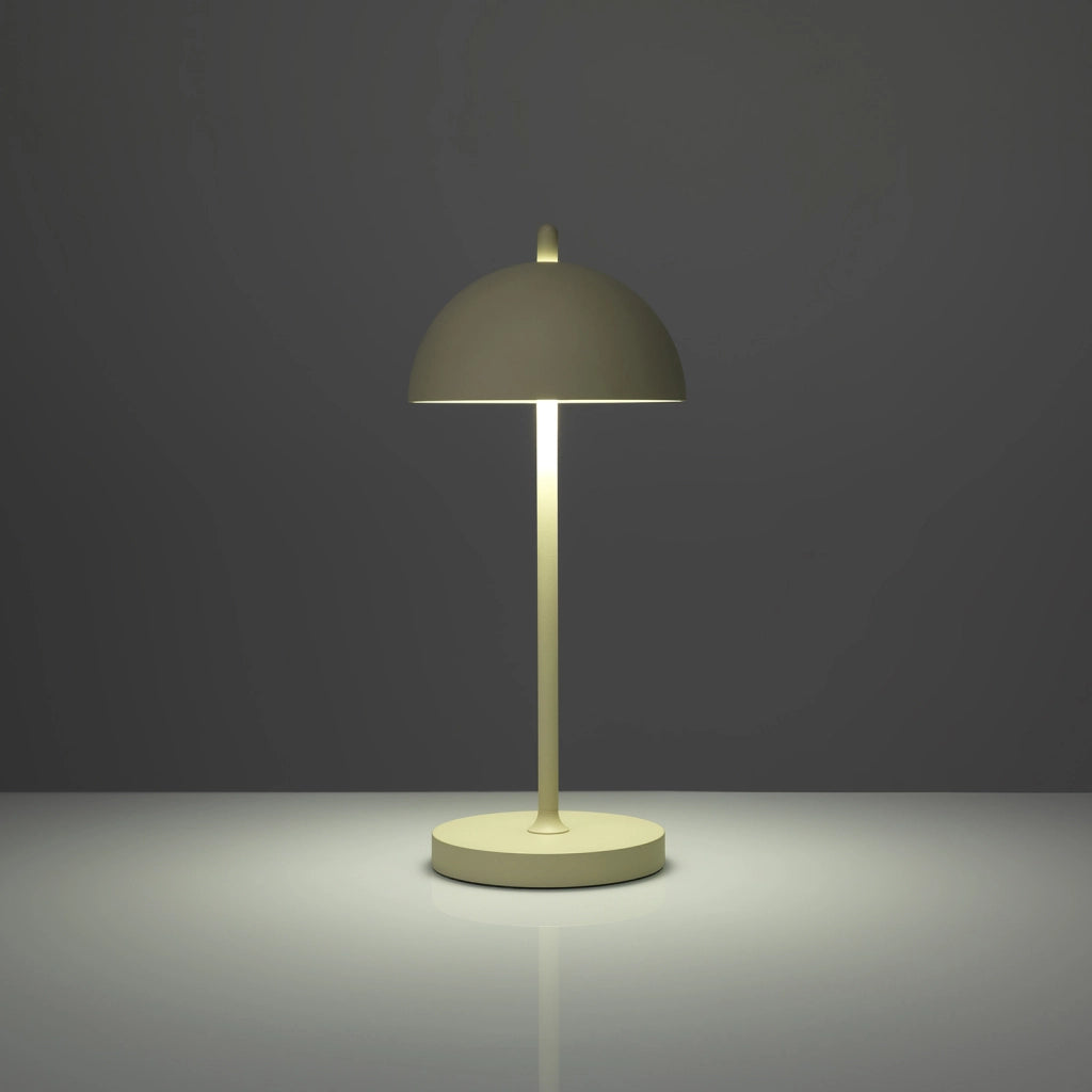 Lampada da tavolo ricaricabile DRAVEN crema