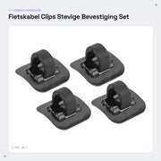 Kit di fissaggio cavo per bicicletta da 4 pezzi - Materiale: alluminio e plastica - Adatto per mountain bike e biciclette da corsa - Facile da installare - Solido e duraturo - Accessori per bicicletta