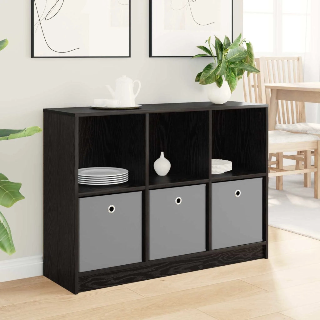 Credenza con cassetto Rovere Nero 102 x 32 x 73,5 cm