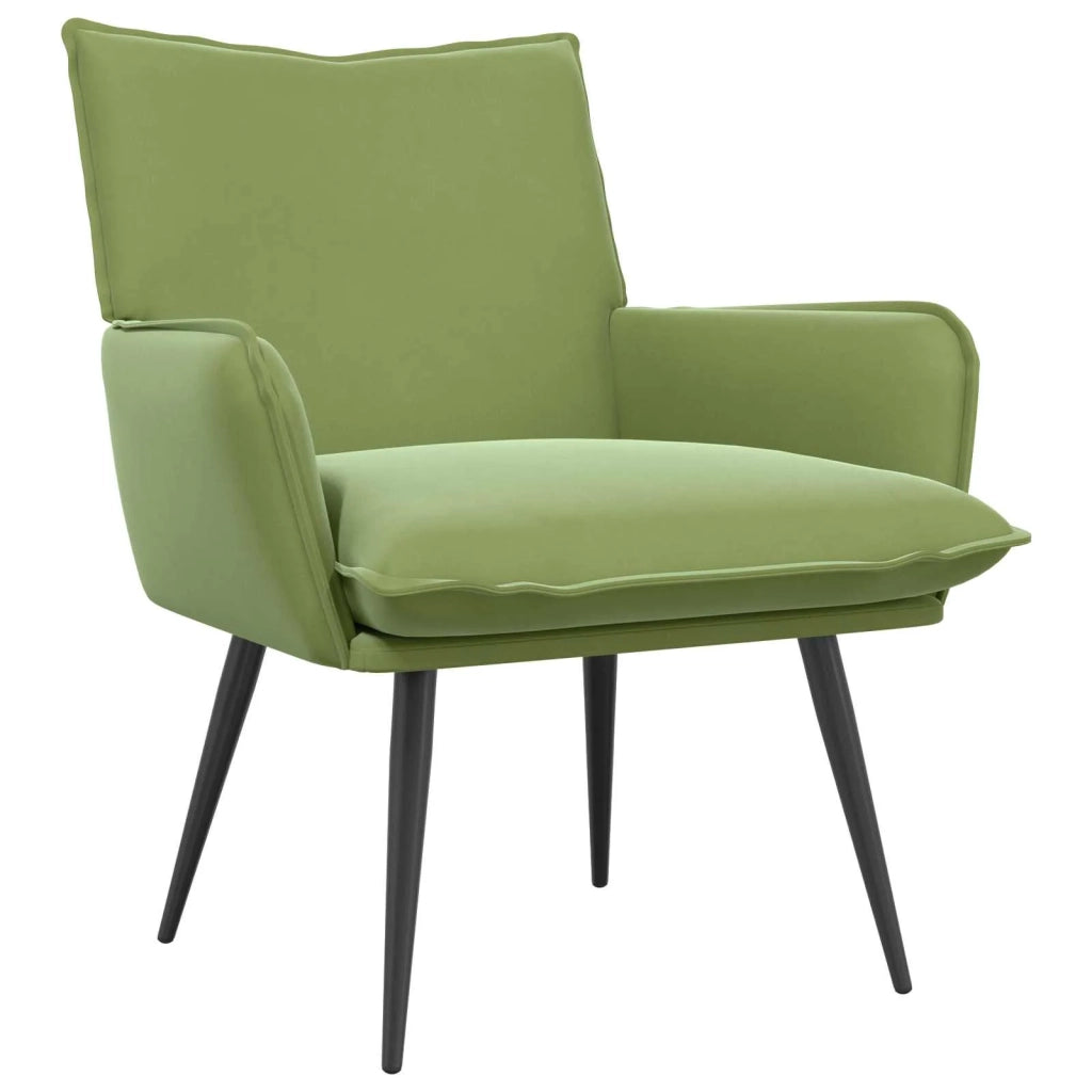 Poltrona Verde chiaro Velluto 42047726
