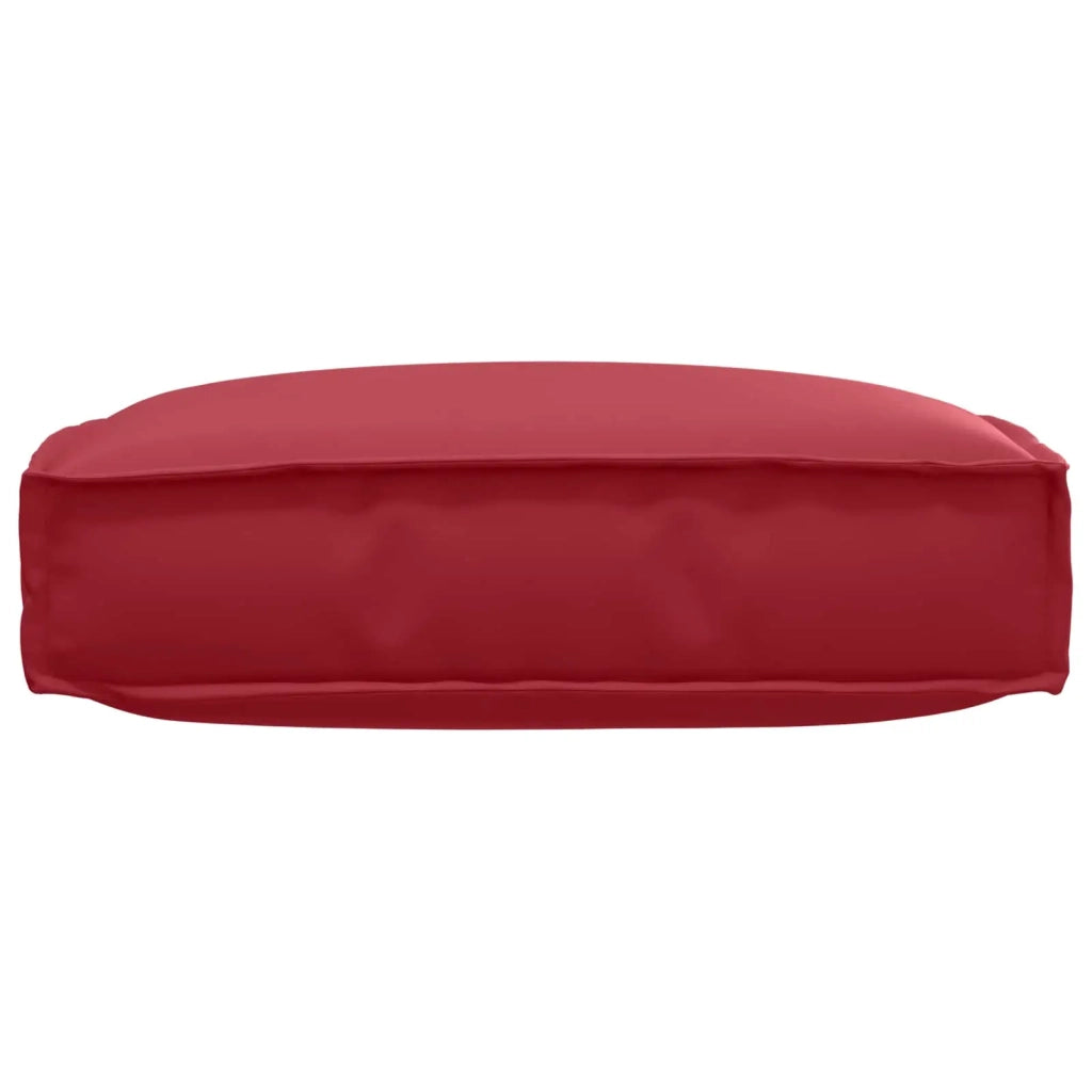 Cuscino Rosso Vino 60 x 60 x 12 cm Tessuto Oxford 42001494