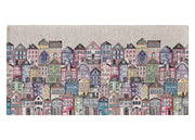 Tappeto Passatoia Cucina Corsia Retro Antiscivolo Disegno Village By Suardi - 55x140 - Village