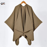 Sciarpa double face, in classico cashmere, mantella/scialle versatile e semplice