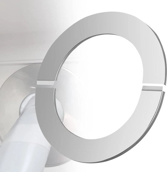 Slinga in acciaio inossidabile per tubi da camino - diametro 100 mm - coperchio - a due parti - annulo di espansione - coperchio a vite 100 mm