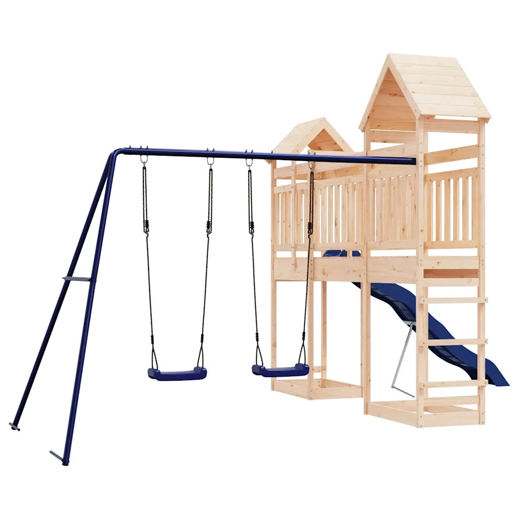 Set da Gioco da Esterno in Legno Massello di Pino 3156967