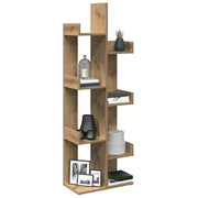 Libreria Rovere Artigianale 48x25,5x140 cm Legno Multistrato 856695