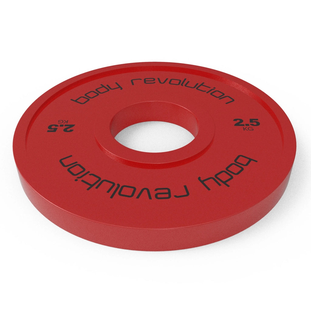 Piastre Frazionate 2,5 kg Body Revolution (Rosso)