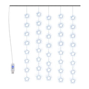 Luci Fatate a Stella a LED 200 LED Blu 8 Funzioni CFW2379698