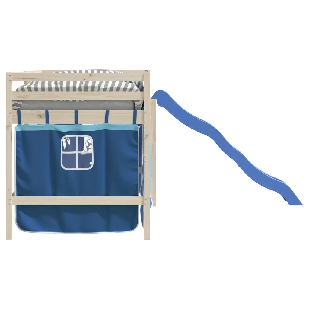 Tende per Letto a Soppalco Blu in Poliestere